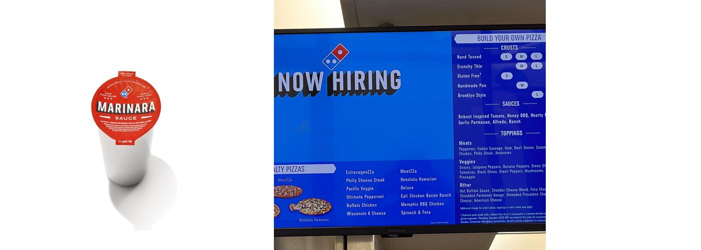 Domino's Pizza Menu