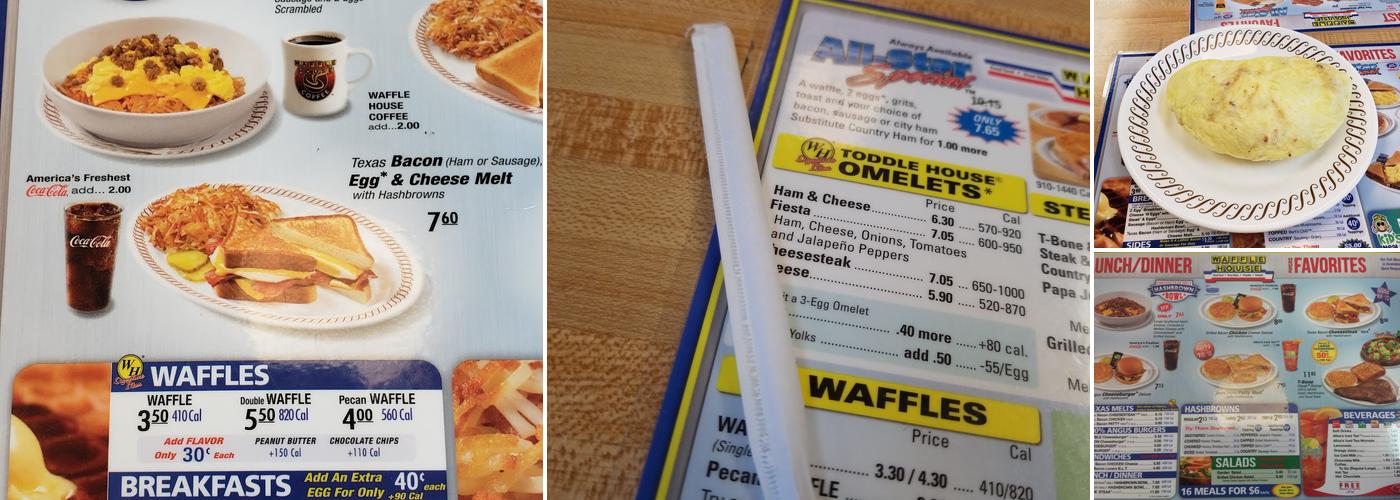 Waffle House Menu