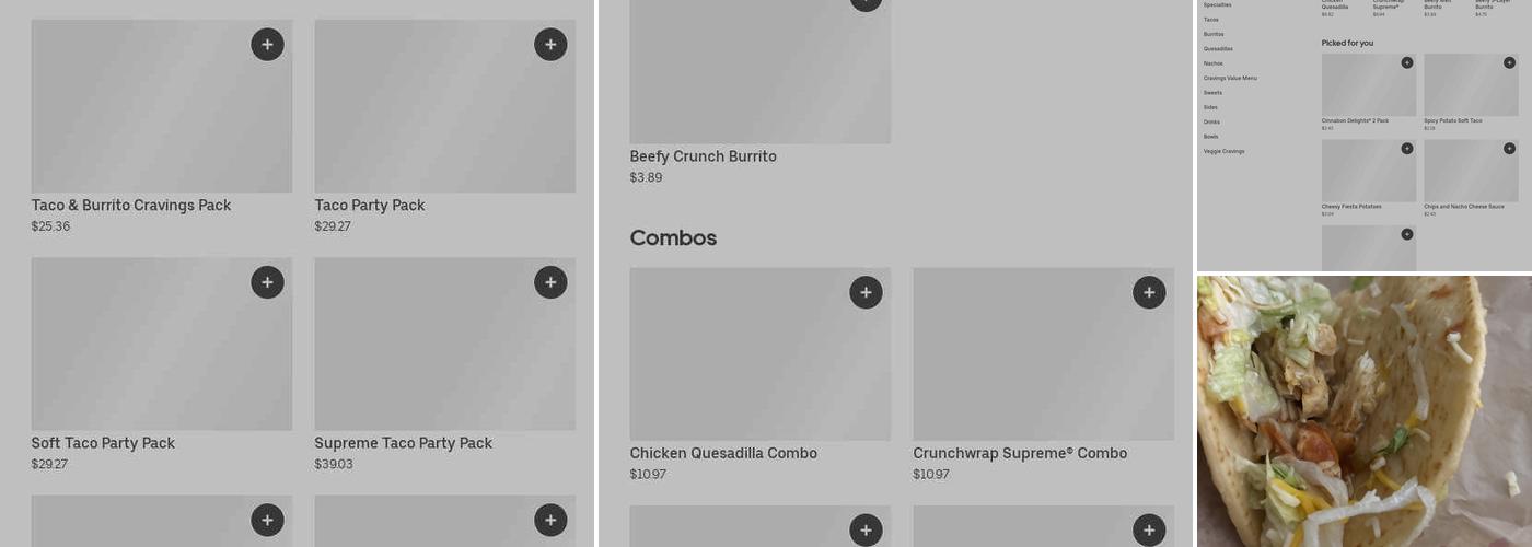 Taco Bell Menu
