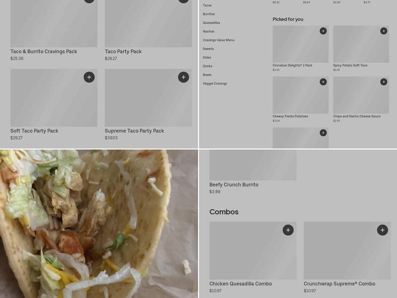 Taco Bell Menu