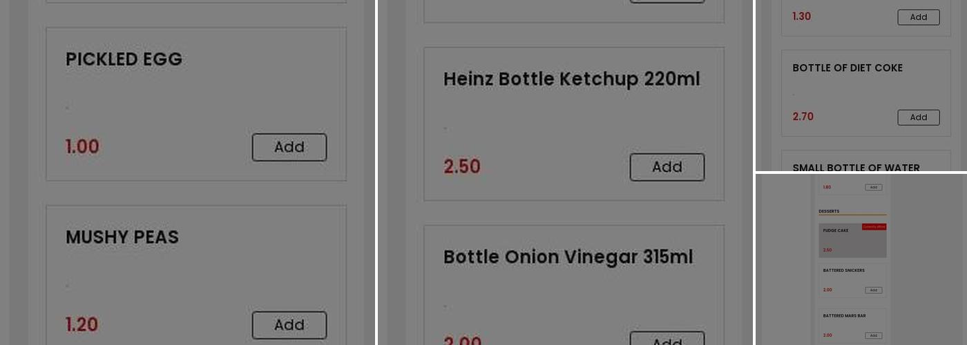 The Yellow Fisherman Menu