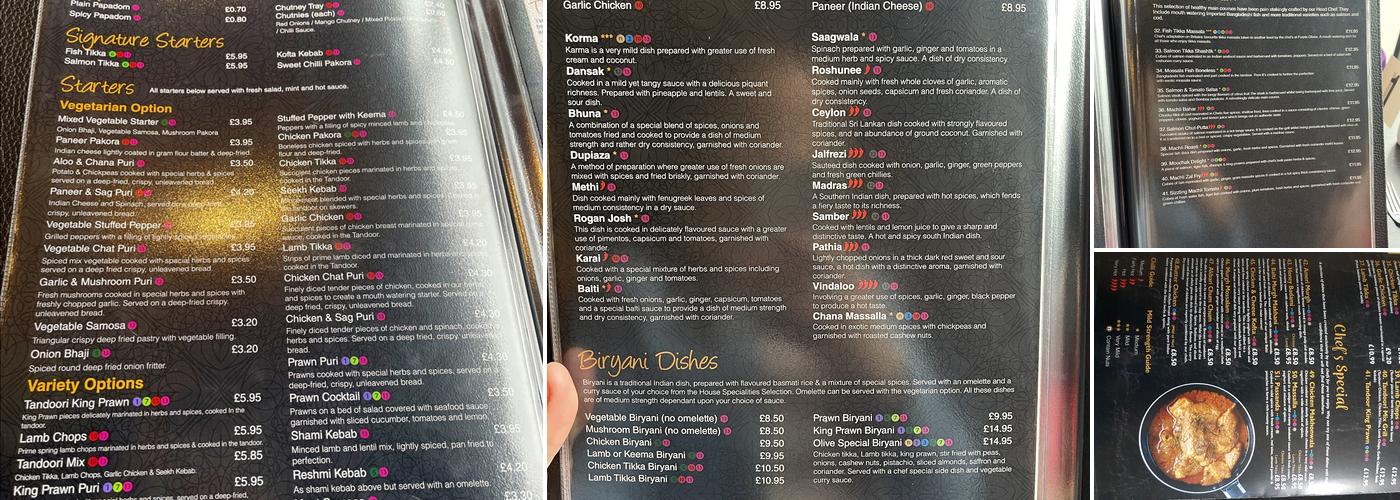 Purple Olive Ashton Menu