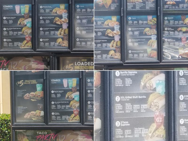 Taco Bell Menu