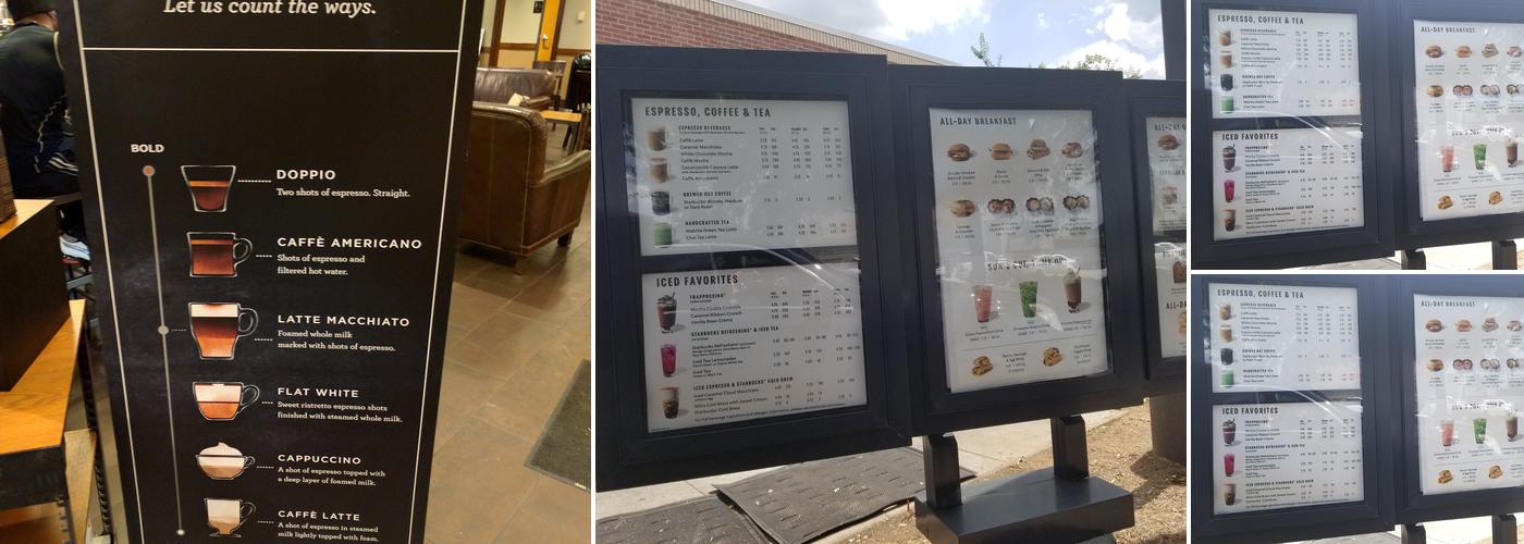 Starbucks Menu