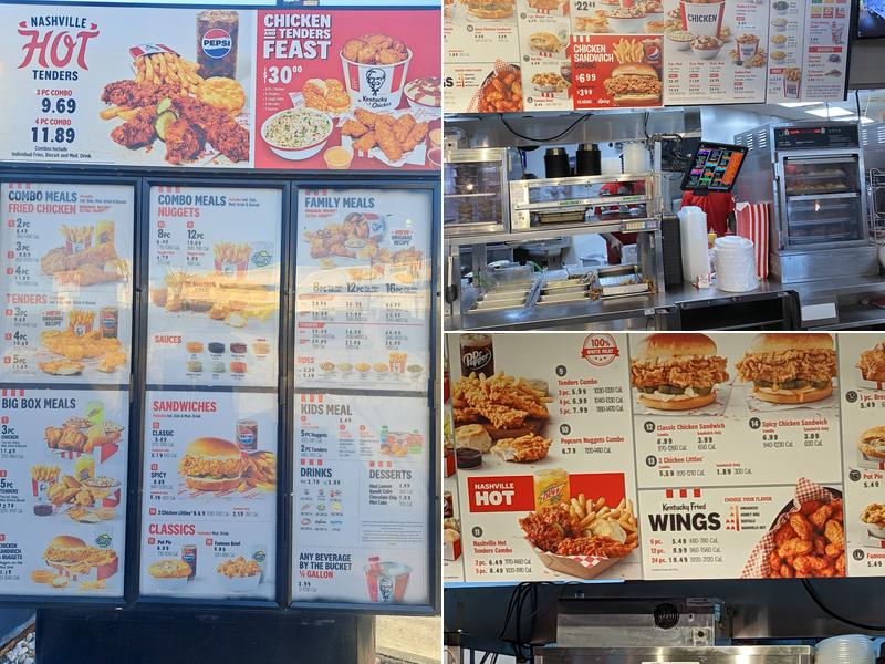 KFC Menu