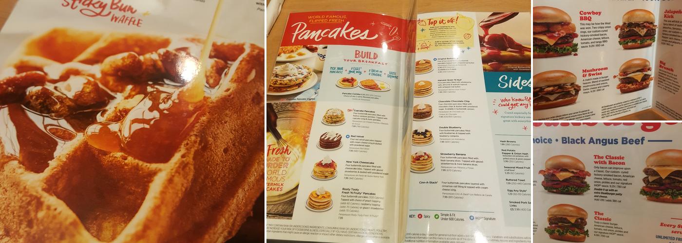 IHOP Menu