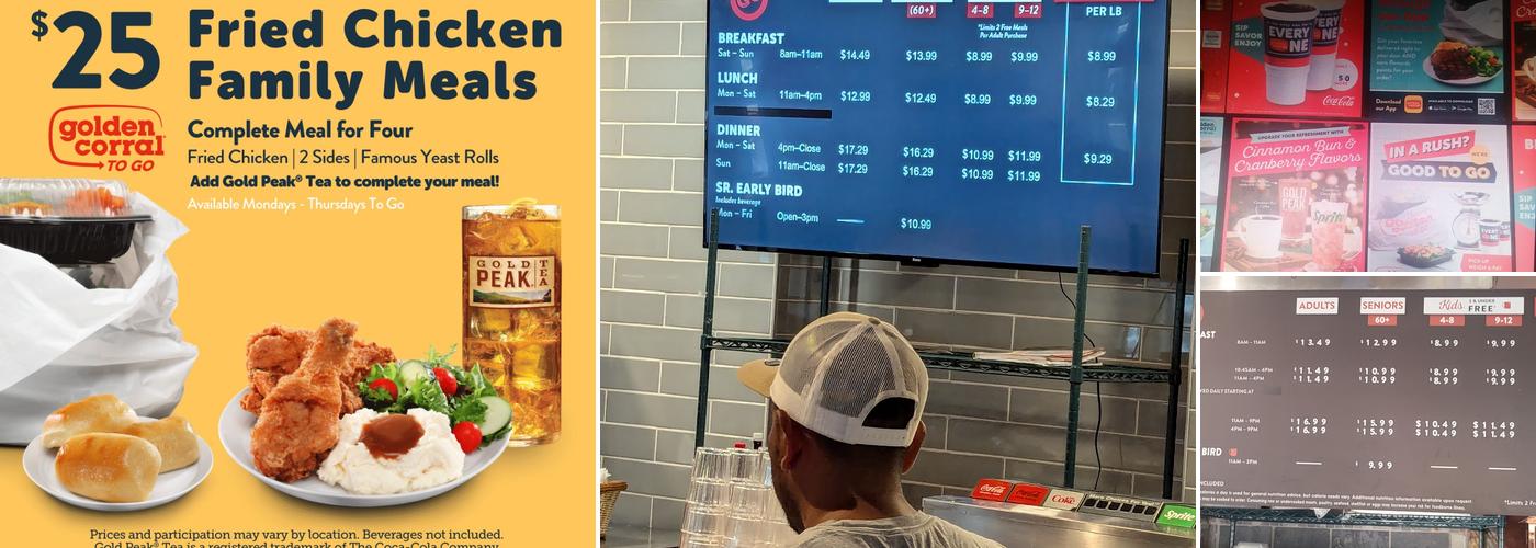 Golden Corral Buffet & Grill Menu