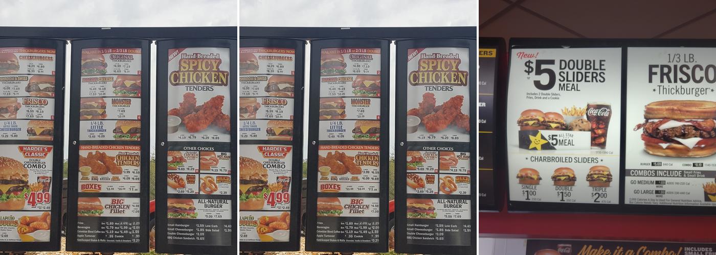 Hardee’s Menu