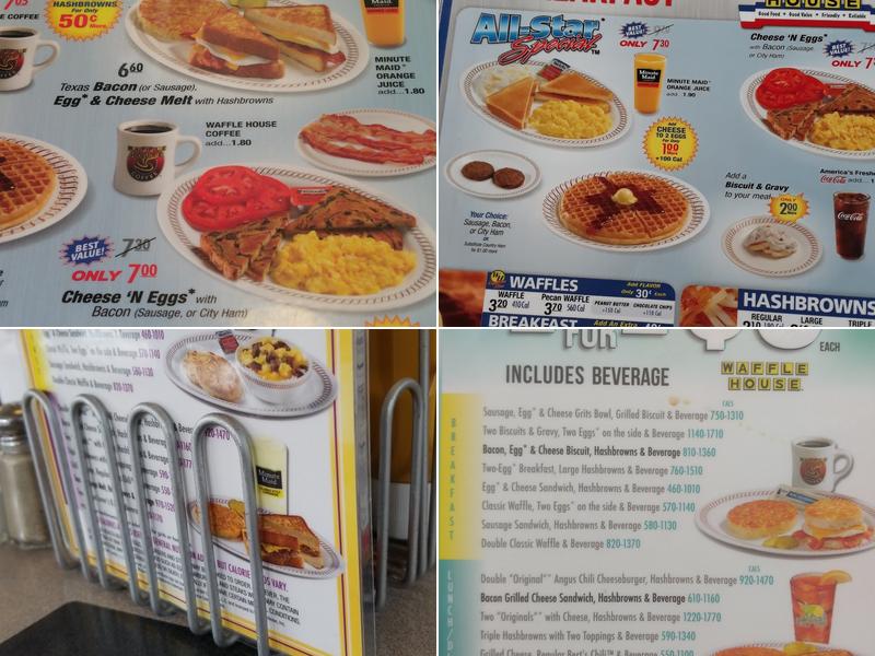 Waffle House Menu