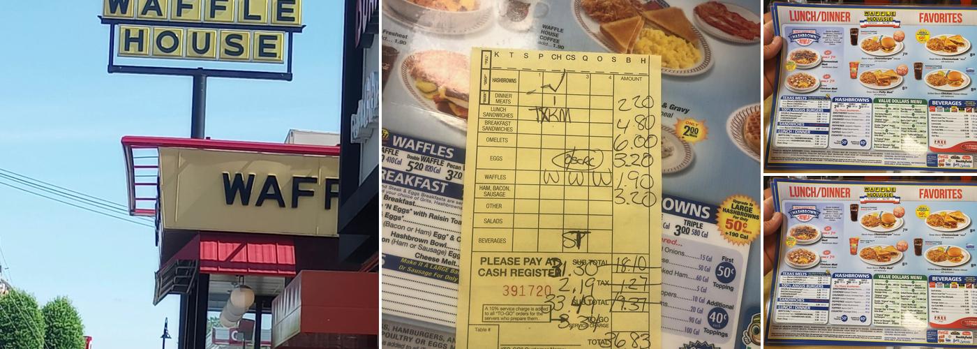 Waffle House Menu
