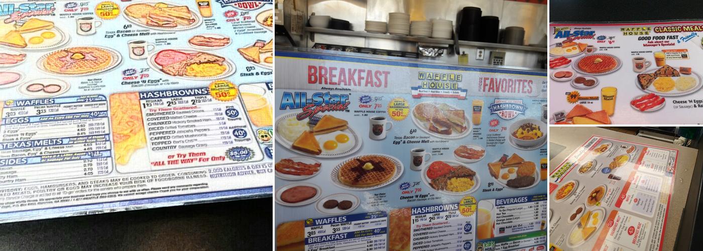 Waffle House Menu