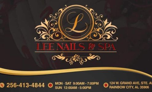 Lee Nails & Spa 124 W Grand Ave Suite A 5, Rainbow City Alabama 35906