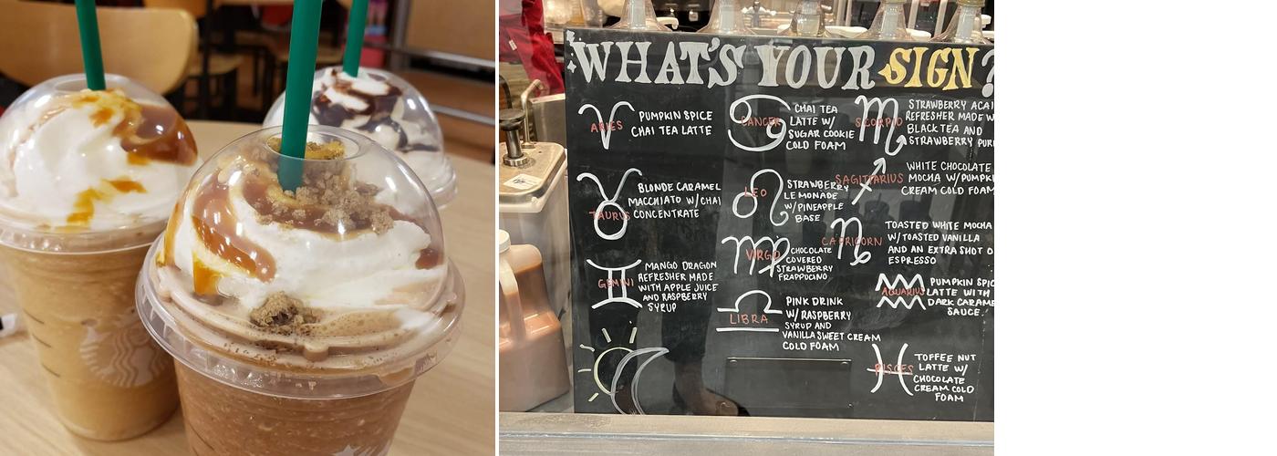 Starbucks Coffee Company Menu