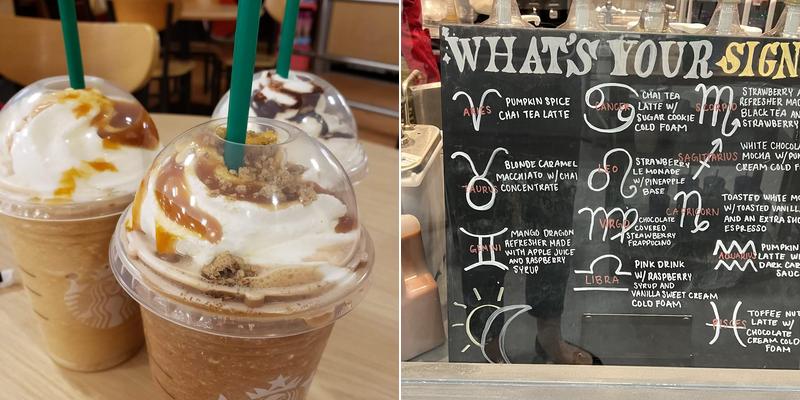 Starbucks Coffee Company Menu