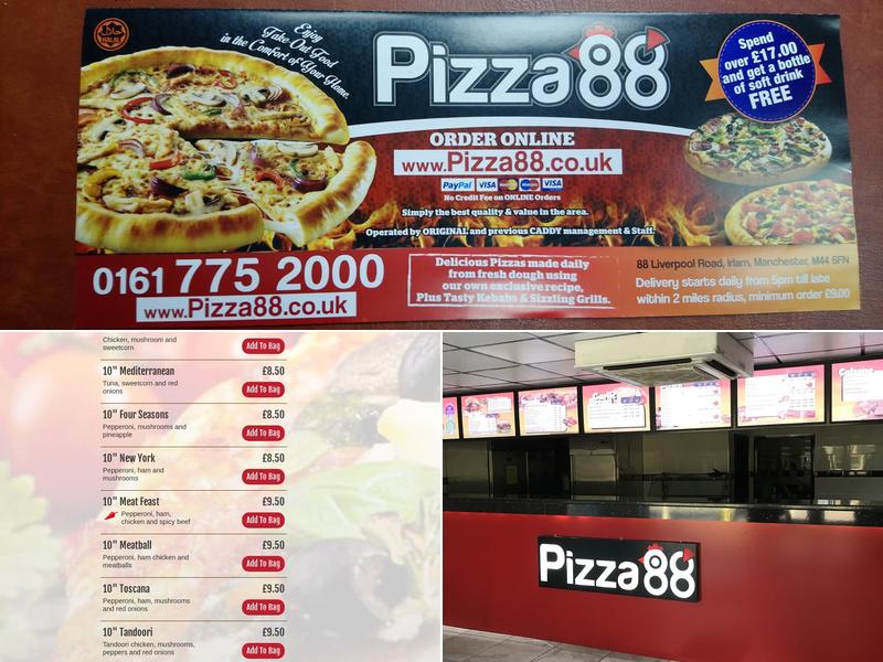 Pizza 88 Menu