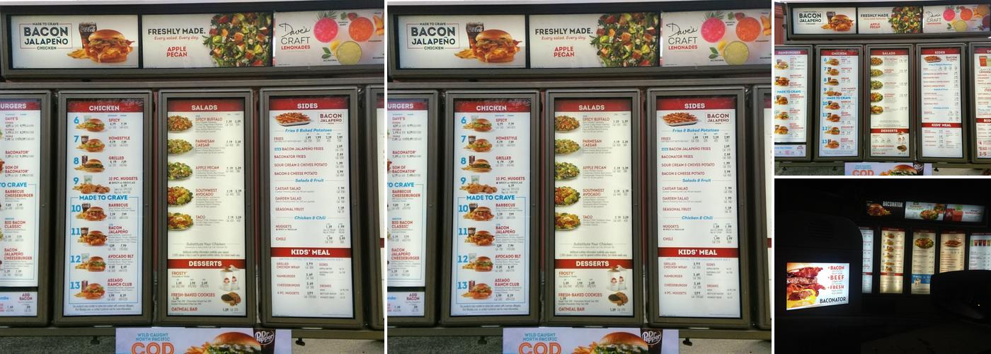 Wendy's Menu