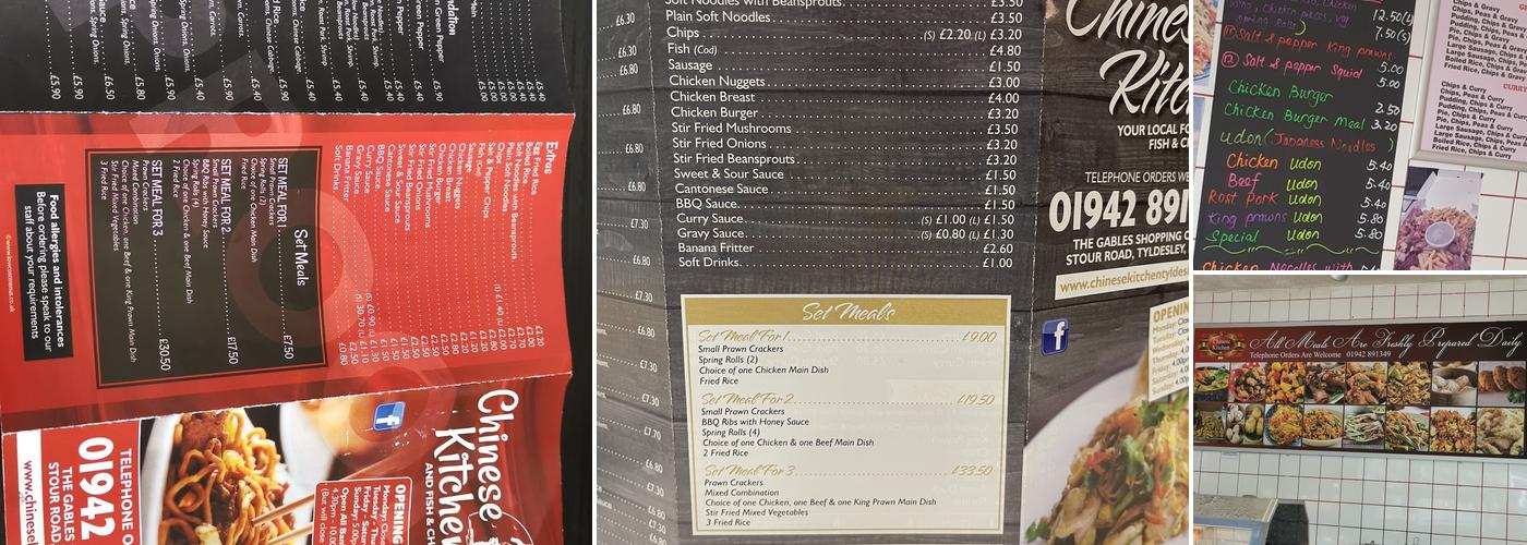 Chinese Kitchen Menu