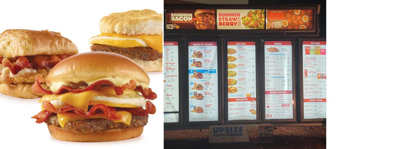 Wendy's Menu