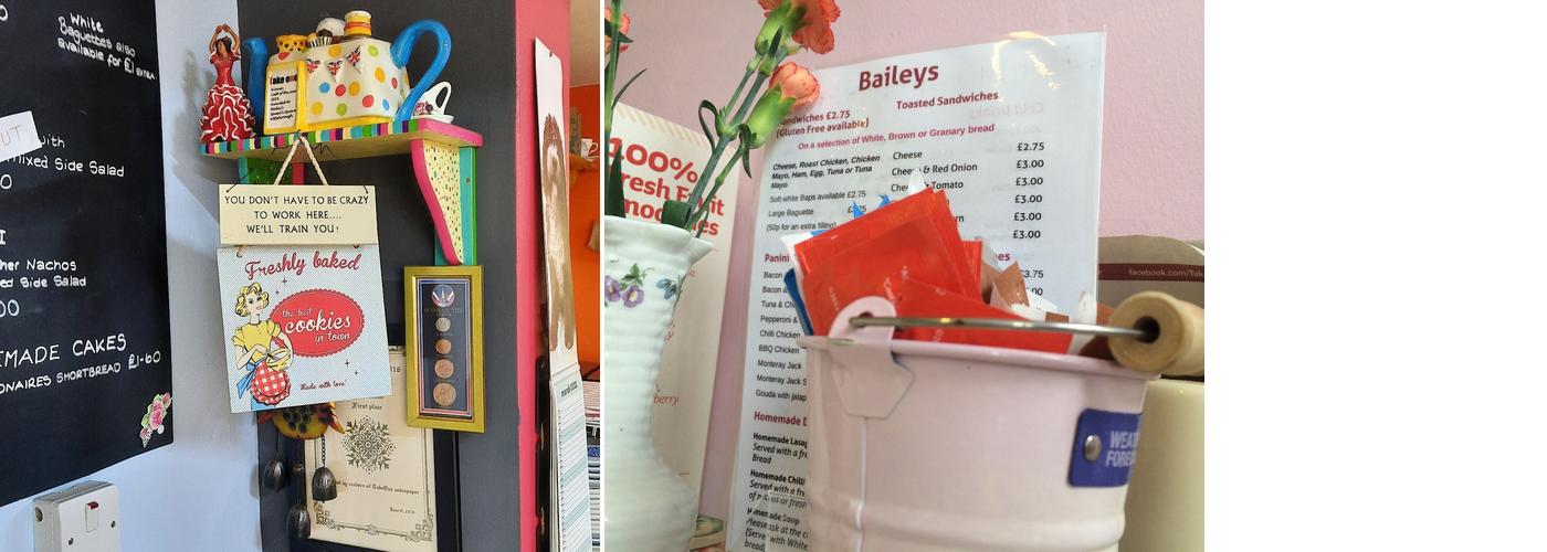 Baileys Sandwich & Coffee shop Menu