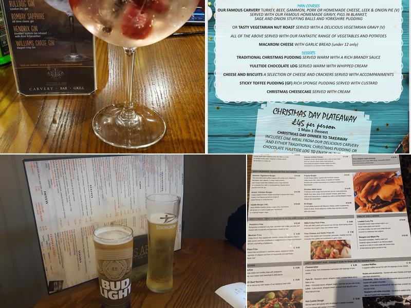The Queens Arms Audenshaw Menu