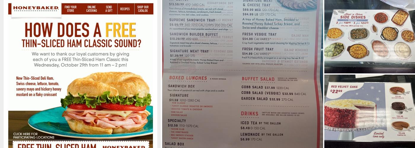The Honey Baked Ham Company Menu