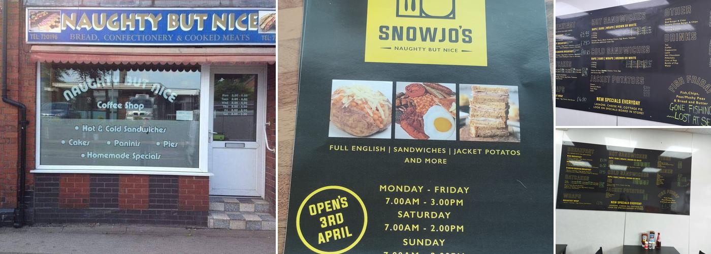 SnowJo's Naughty But Nice Menu