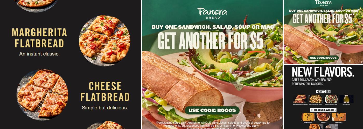 Panera Bread Menu