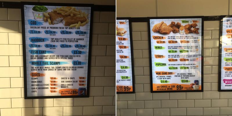 Kaiysa Takeaway Menu