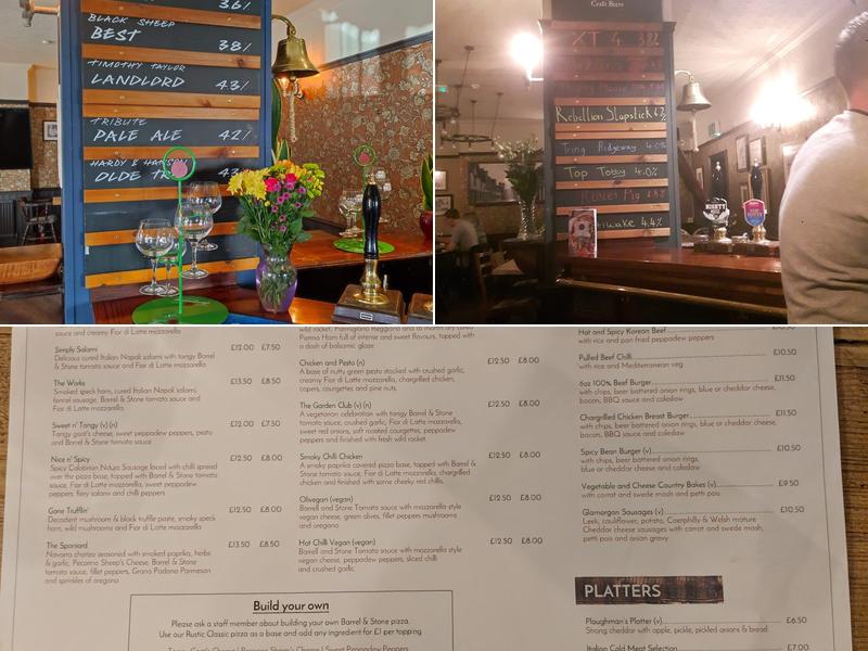 Old Millwrights Arms Menu