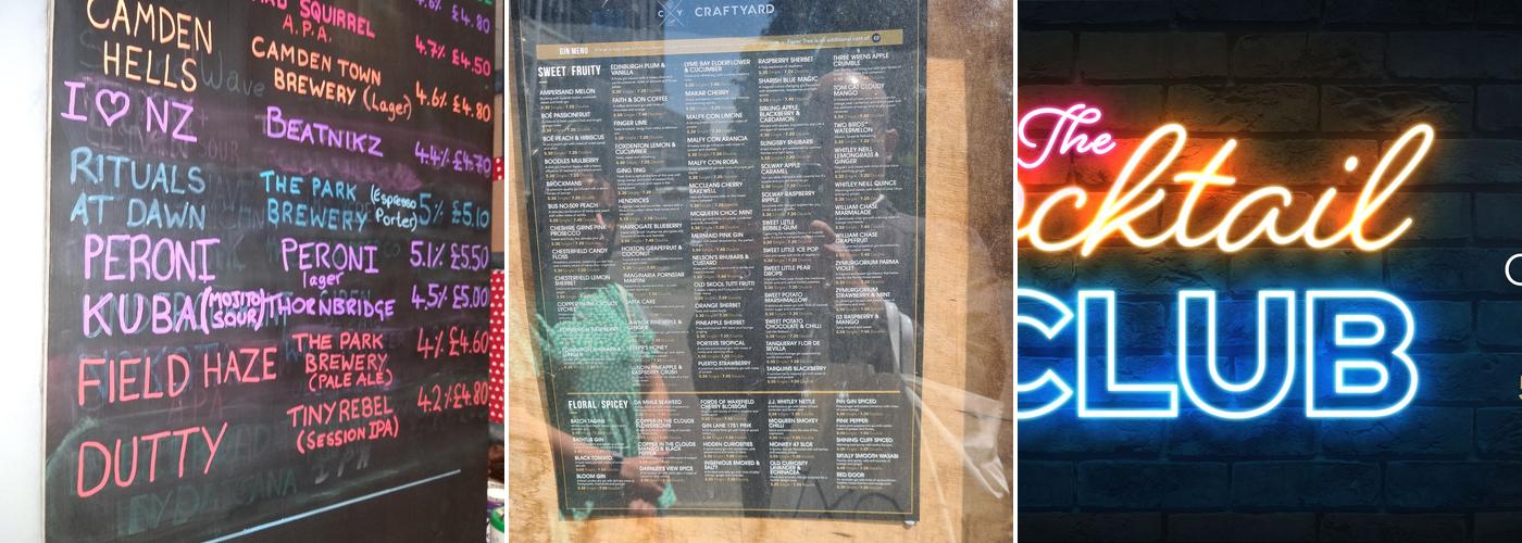 Craftyard Aylesbury Menu