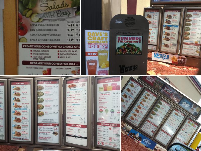 Wendy's Menu