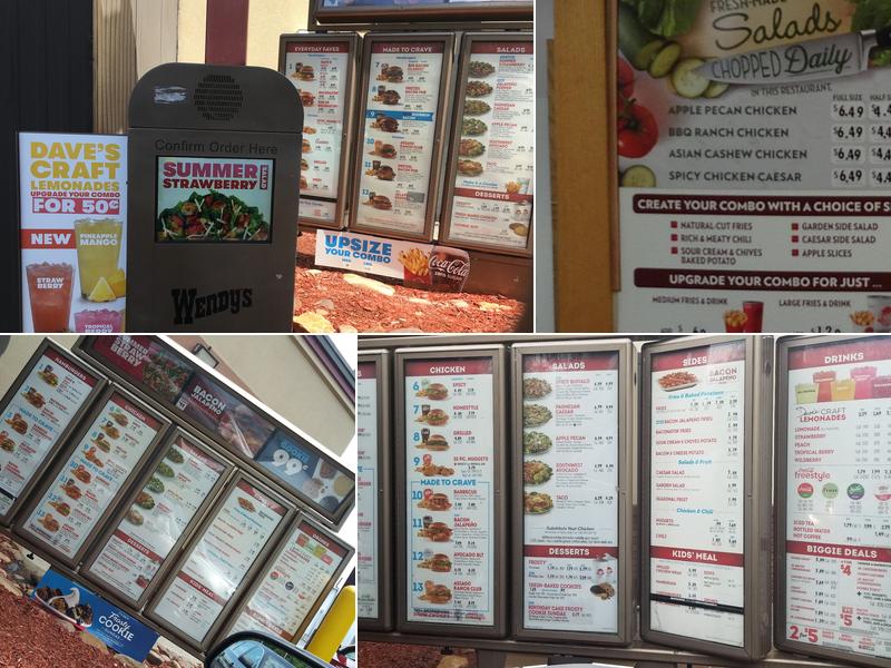 Wendy's Menu