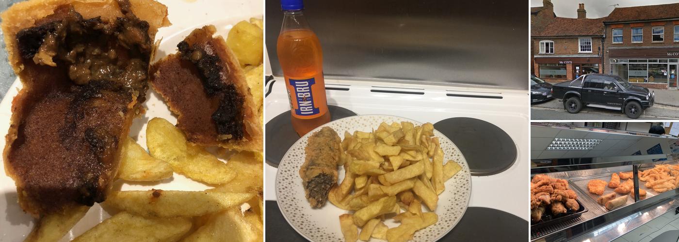 McCoy's fish and chips takeaway and restaurant