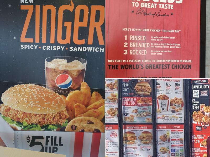 KFC Menu