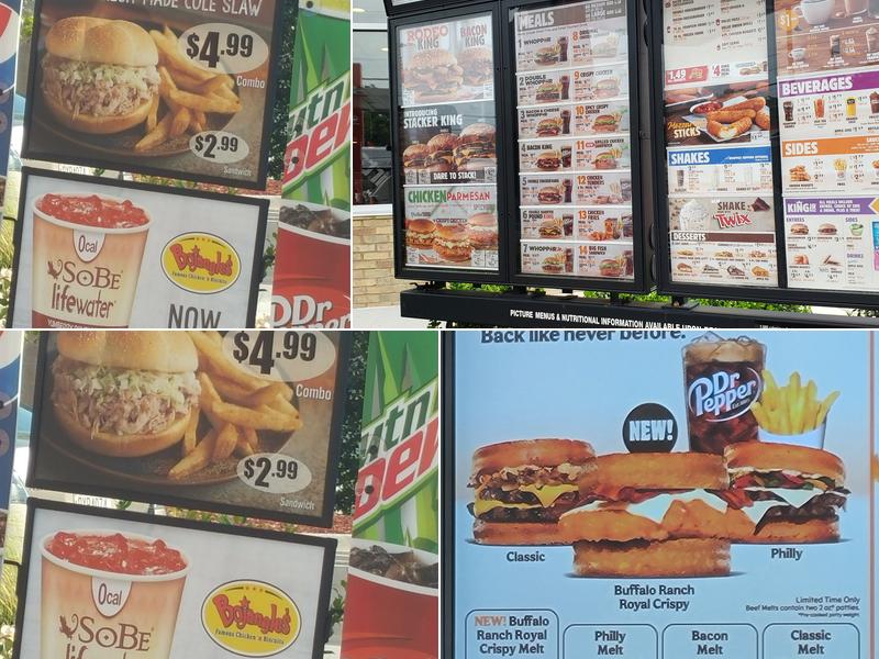 Burger King Menu