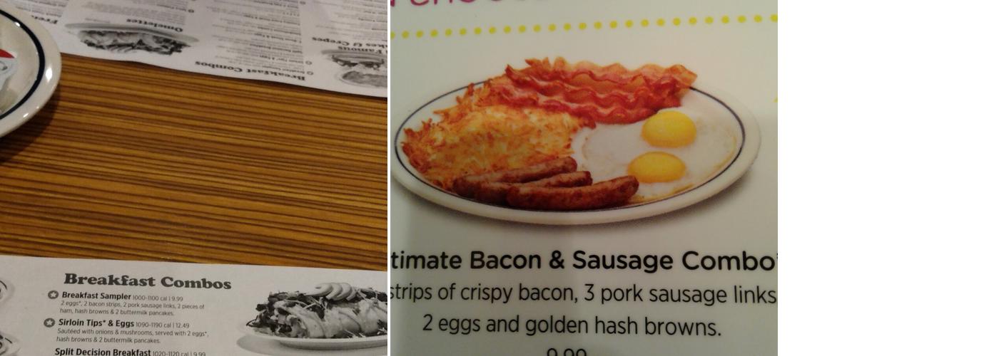 IHOP Menu