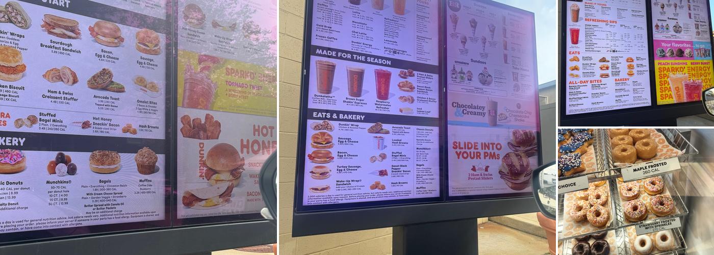 Dunkin' Menu