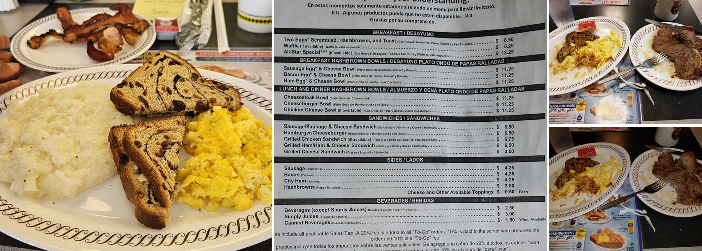 Waffle House Menu
