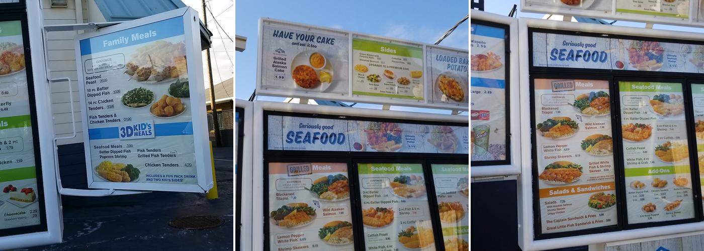 Captain D's Menu