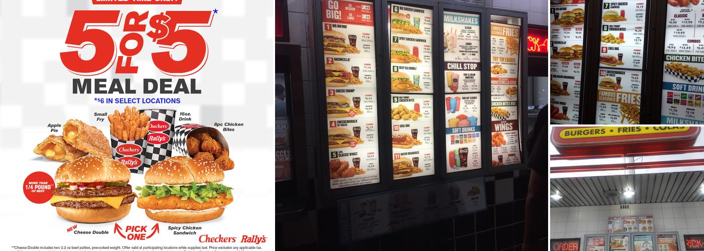 Checkers Menu