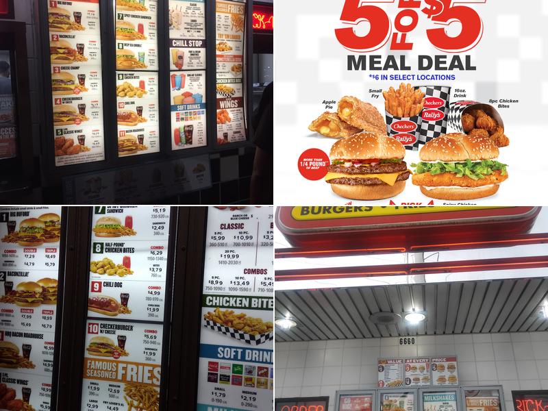 Checkers Menu