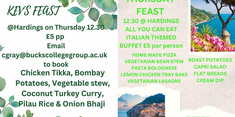 Harding's Restaurant Menu