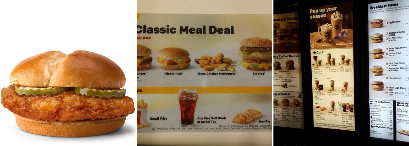 McDonald's Menu