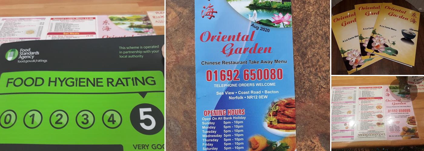 Oriental Garden Menu