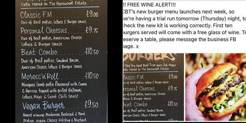 Twelve Cafe Bar Menu