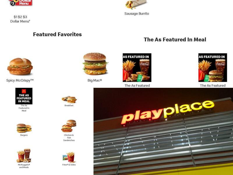 McDonald's Menu