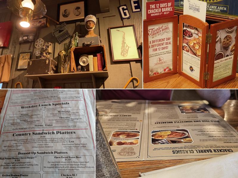 Cracker Barrel Old Country Store Menu