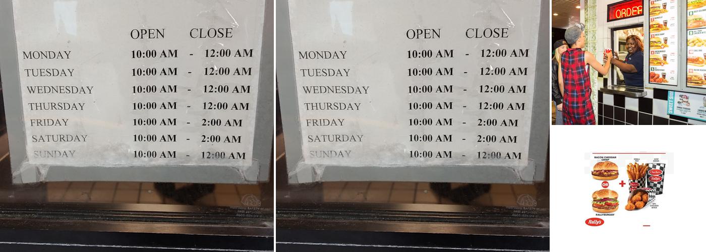 Checkers Menu