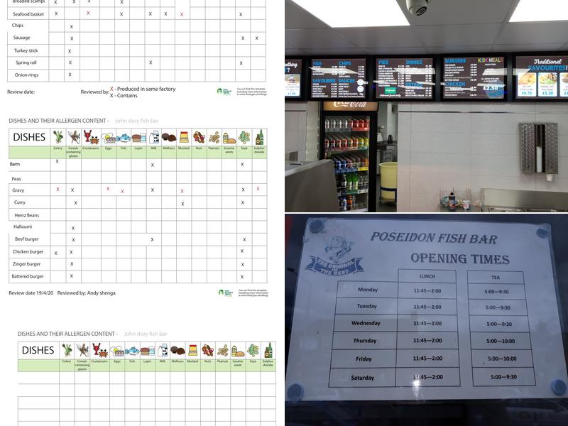 John Dory Fish Bar Menu