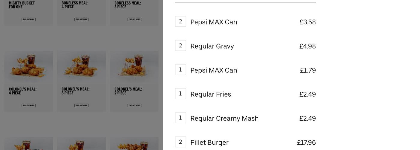 KFC Banbridge- A1 The Outlet Menu